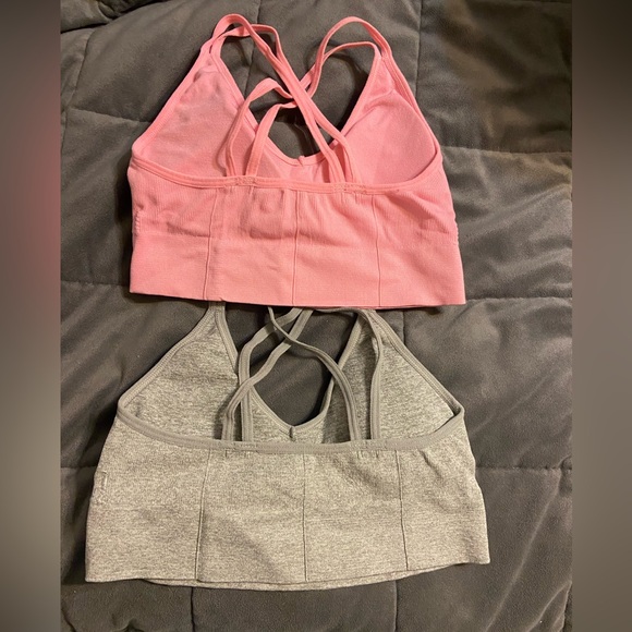 STEVE MADDEN sports bra set pink and grey (size: M) - Picture 2 of 3